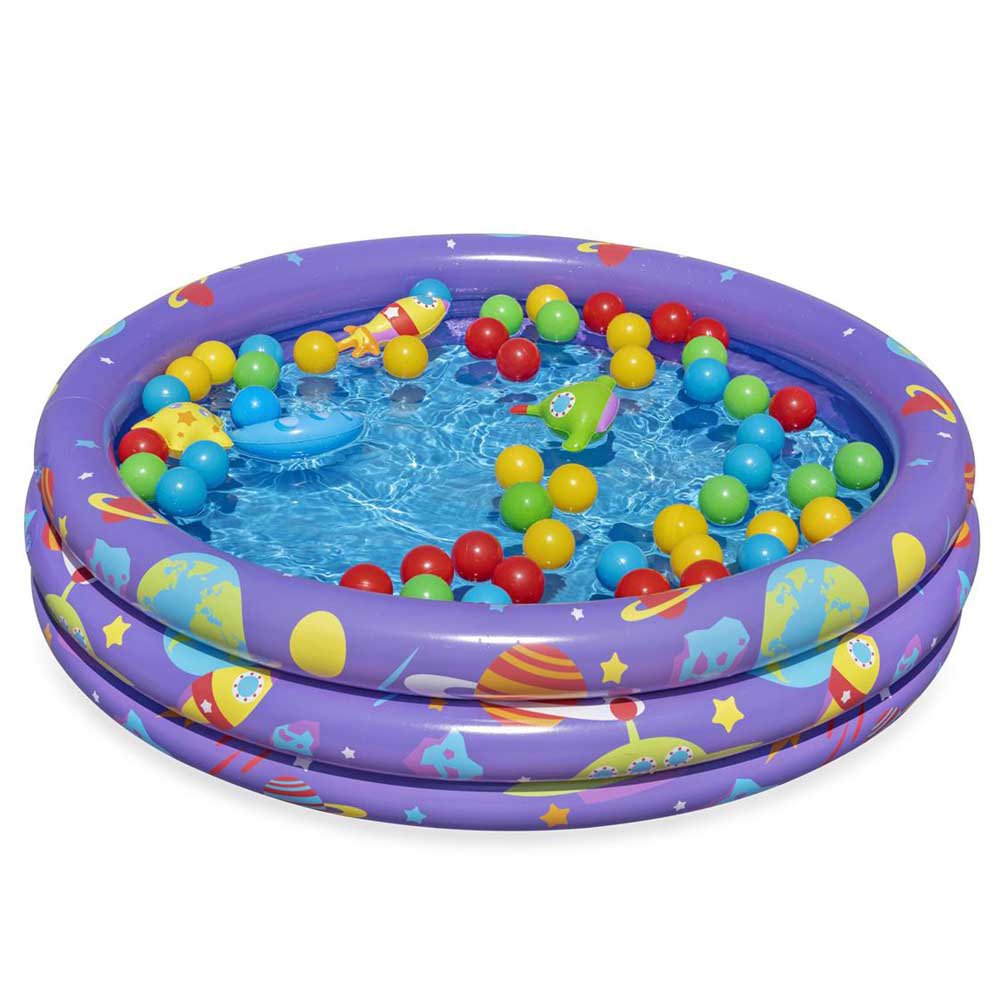 Bestway Intergalactic Surprise 102x25 Cm Round Inflatable Pool Lila 101L von Bestway