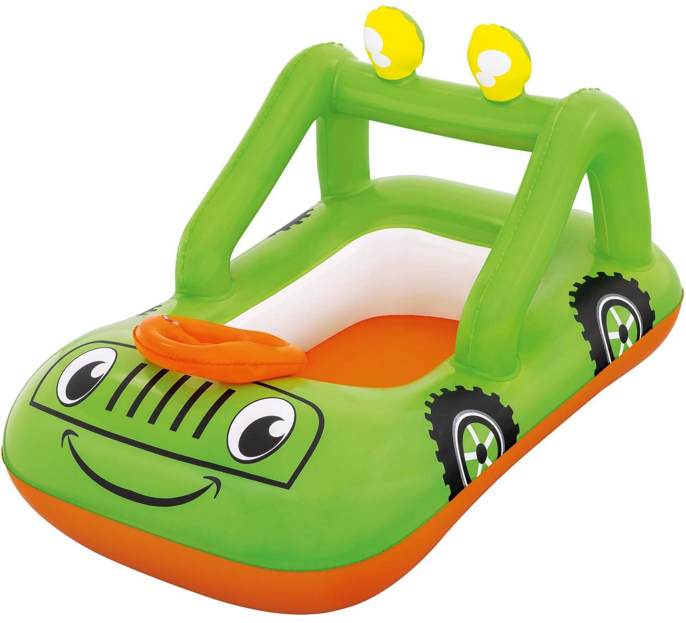 Bestway Kinder-Schlauchboot Lil' Navigator Kinder-Schlauchboot - Auto (Grün-Orange) von Bestway
