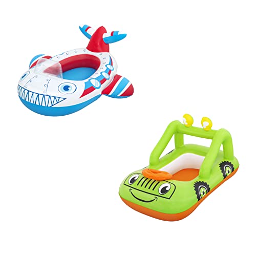 Bestway Lil' Navigator Aufblasbares Auto oder Flugzeug für Kinder, sortiert von Bestway