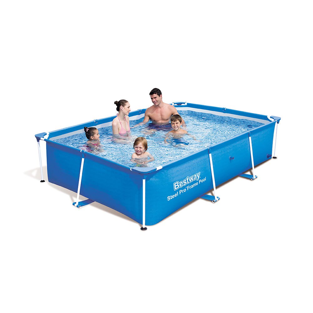 Bestway Rectangular Swimming Pool Without Purifier 259x170x61 Cm Blau von Bestway