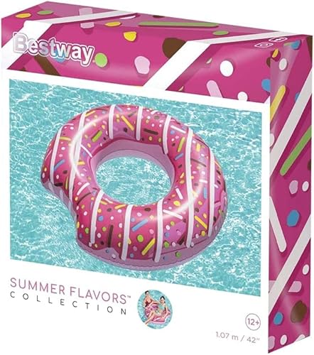 Bestway Schwimmring, Donut, 107 cm, Sortiert (PlNk), Einheitsgröße von Bestway