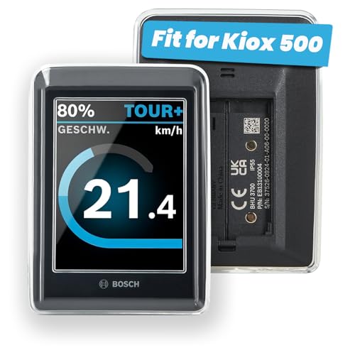 Besudo Displayschutz passend für Bosch Kiox 500 Display(BHU3700) - Protective Display Schutzhülle Cover Kiox 500 vor Kratzern, Stößen - Ebike Zubehör - L046-K von Besudo