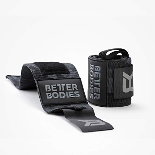 Better Bodies Camo Wrist Wraps Handgelenk-Bandagen, dunkel Camouflage, One Size von Better Bodies