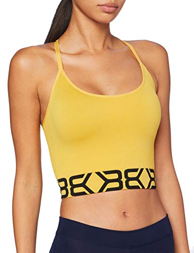 Better Bodies Damen Sugar Hill Bra Sport-BH, gelb, L von Better Bodies