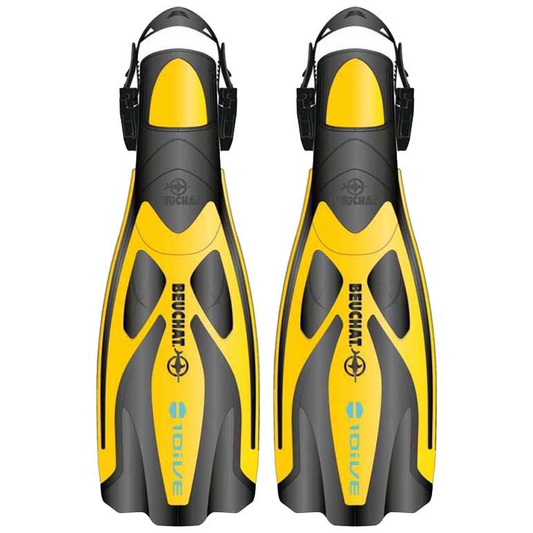 Beuchat 1dive Diving Fins Gelb EU 38-41 von Beuchat