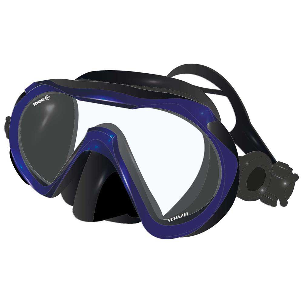 Beuchat 1dive Silicone Diving Mask Blau,Schwarz von Beuchat