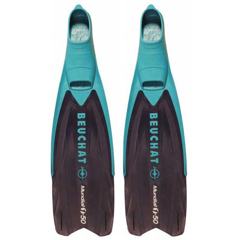 Beuchat Mundial One 50 Spearfishing Fins Blau,Schwarz EU 37-38 von Beuchat