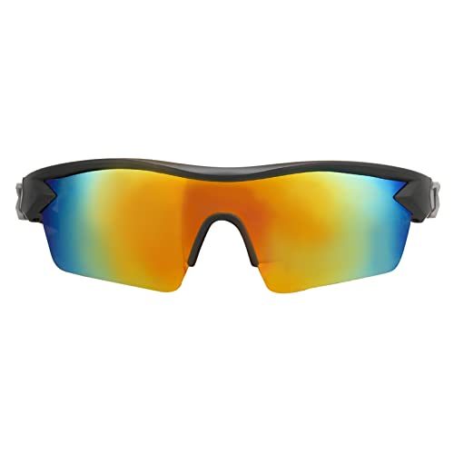 Bewinner Polarisierte Fahrrad-Sonnenbrille, Anti-UV-Sportbrille, UV400-Schutz-Outdoor-Sonnenbrille, für Outdoor-Radfahren, Angeln, von Bewinner