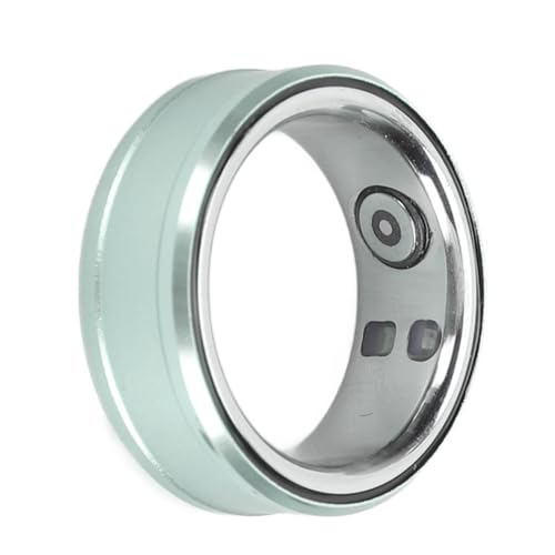 Bewinner Smart Ring Health Tracker, Bluetooth 5.1 Schlafkörpertemperaturüberwachung Schrittzähler Smart Health Ring, IP68 Smart Ring mit NFC, Video-Scrolling, Buchseitenumblättern (Green) von Bewinner