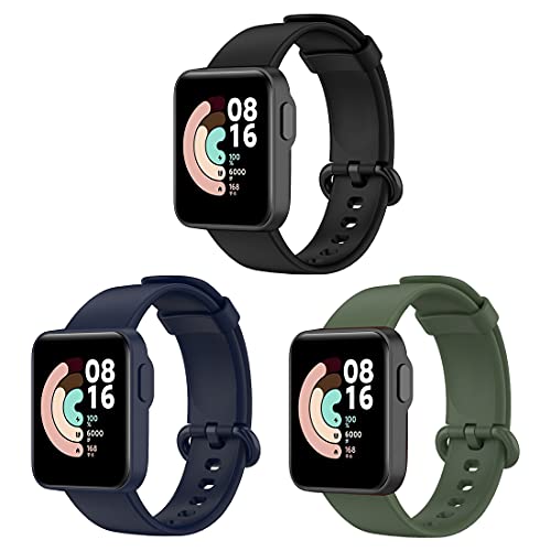 Bexido Armband Kompatibel mit Xiaomi Mi Watch Lite/Redmi Watch, Sport Silikon Wechselarmband Uhrenarmband Ersatzarmband für Xiaomi Mi Watch Lite/Redmi Watch Smartwatch von Bexido