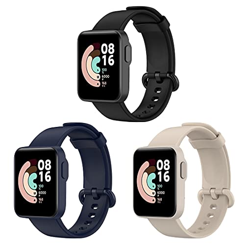 Bexido Armband Kompatibel mit Xiaomi Mi Watch Lite/Redmi Watch, Sport Silikon Wechselarmband Uhrenarmband Ersatzarmband für Xiaomi Mi Watch Lite/Redmi Watch Smartwatch von Bexido