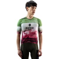 BIANCHI MILANO Tech Gravel Kurzarmtrikot, für Herren, Größe 2XL, Fahrradtrikot, von Bianchi Milano