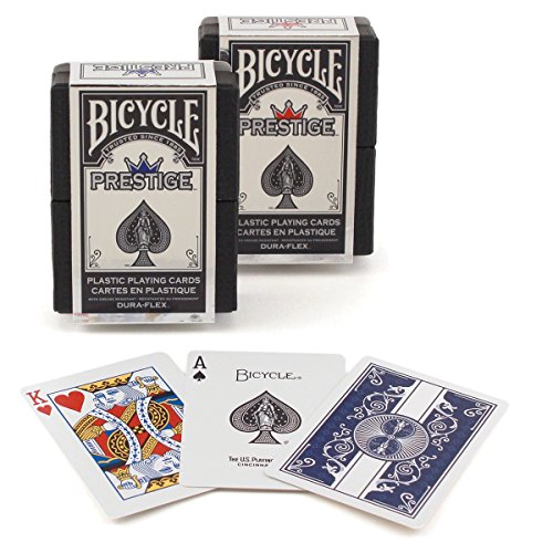 Bicycle Prestige Kunststoff-Spielkarten, 2 Stück von Bicycle
