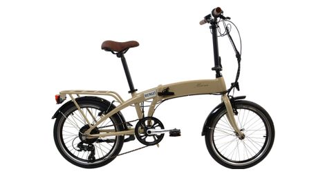 bicyklet marcus elektro faltrad shimano tourney 6s 418 wh 20   ivory beige 2022 von Bicyklet