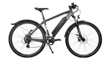 bicyklet joseph elektro hybrid fahrrad shimano altus 7s 417 wh 700 mm schwarz dunkelgrau von Bicyklet