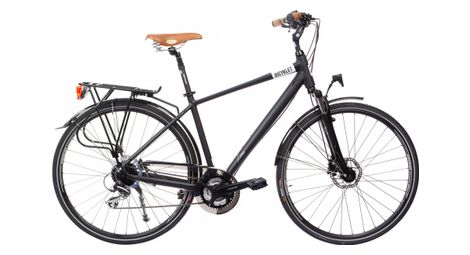 bicyklet leon city bike shimano acera altus 8s 700 mm schwarz matt von Bicyklet