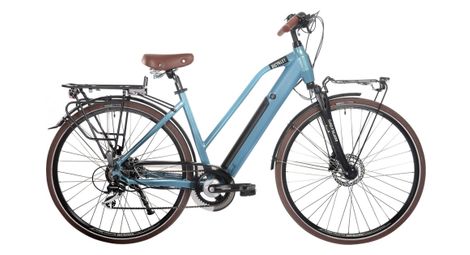 bicyklet camille elektro stadtfahrrad shimano acera altus 8s 504 wh 700 mm blau von Bicyklet