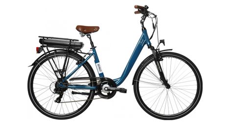 bicyklet claude electric city bike shimano tourney 7s 500 wh 700 mm teal brown von Bicyklet
