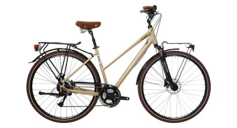 bicyklet colette women city bike shimano acera altus 8s 700 mm beige von Bicyklet