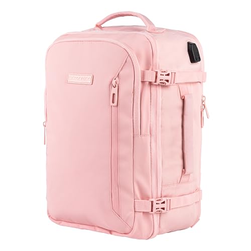 BidMamba Ryanair Handgepäckrucksack 40x20x25, Rucksacktasche 20L Easyjet Low Cost Flights - Pink von BidMamba