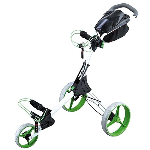2015 BigMax IQ+ 3-Wheel Pull/Push Golf Trolley/Cart White/Lime von Big Max