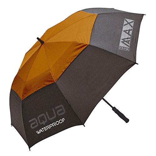 BIG MAX I-Dry Aqua Golf Regenschirm mit UV Schutz - 100% Wasserdicht (Orange) von Big Max