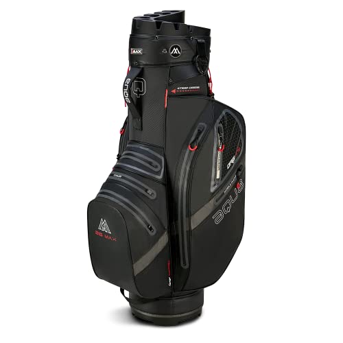 Big Max Aqua Silencio 4 (Black) Cartbag - Wasserabweisende Golftasche von Big Max
