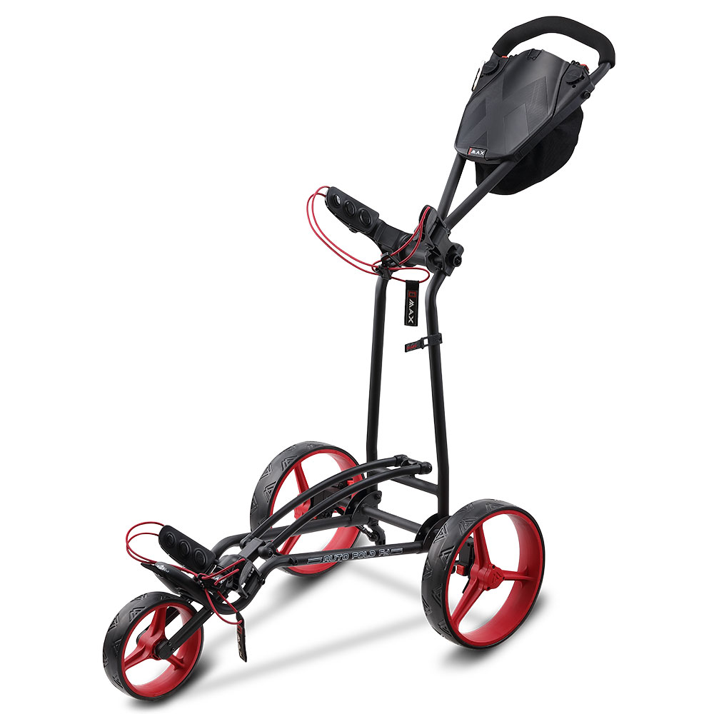 'Big Max Autofold FF 3-Rad Trolley schwarz/rot' von Big Max