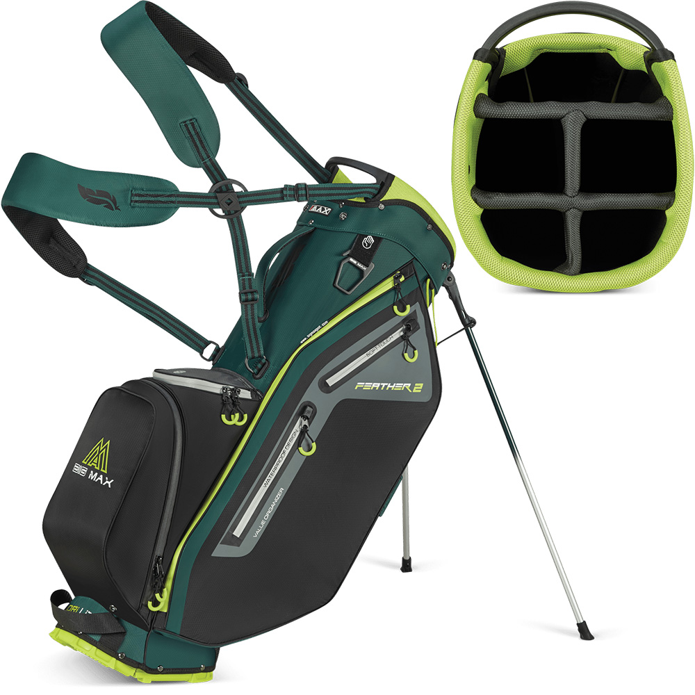 'Big Max Dri Lite Feather 2 Standbag grÃ¼n/schwarz/lime' von Big Max