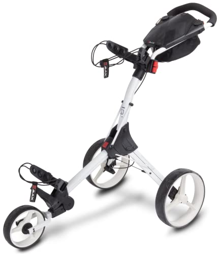 Big Max IQ+ Golftrolley Cart 3 Rad - Stabil & Zuverlässig (Weiss) von Big Max