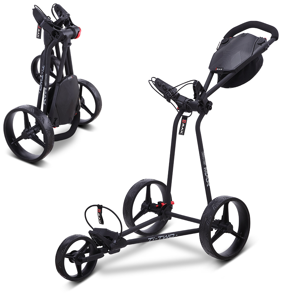 'Big Max TI Two 3-Rad Trolley schwarz' von Big Max