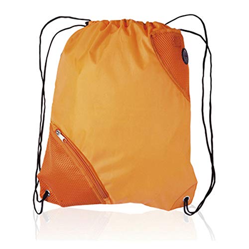 BigBuy Outdoor Bolsa Mochila Con Cuerdas y Salida de Auriculares 143630. S1417125 Seil, orange, Einheitsgröße von BigBuy Outdoor