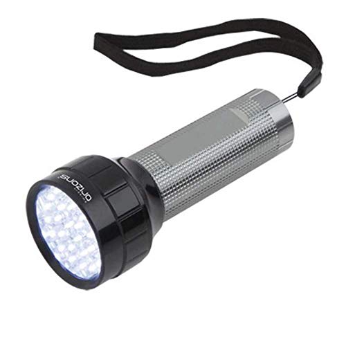 BigBuy Outdoor LED Taschenlampe Aluminium 147288 S1414115, Erwachsene, Unisex, Schwarz/Grau, Einheitsgröße von BigBuy Outdoor