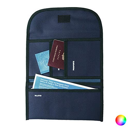 BigBuy Travel S1414660 dokumententasche, schwarz/blau, Einheitsgröße von BigBuy Travel
