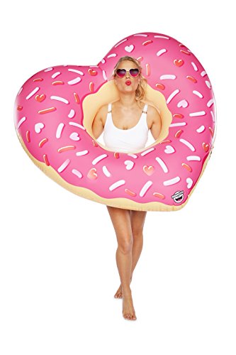 BigMouth Inc Riesiger mattierter Donut-Poolschwimmer (Herz-Donut) von BigMouth Inc