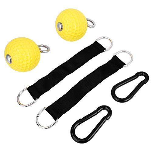 Biitfuu Pull-up Ball Grips Kanonenkugel, Gelb Pull Up Arm Krafttraining Ball Gym Home Grip Kraft und Klettertraining von Biitfuu