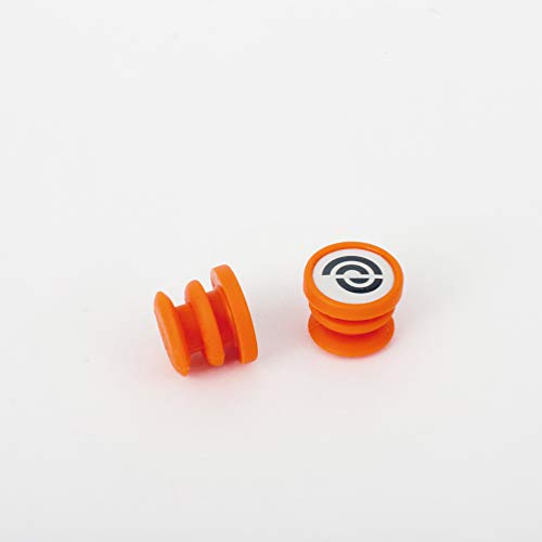 Bike Ribbon BikeRibbon Silikon End-Plugs Jelly, orange (Paar) Lenkerband, Standardgröße von Bike Ribbon