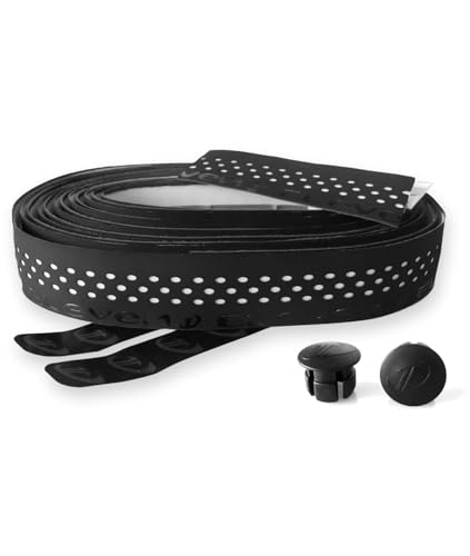 Bike Ribbon Drops Double Layer Bar Tape, Schwarz (Black/White), One Size von Eleven