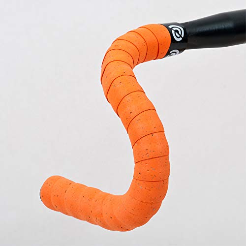 Bike Ribbon Lenkerband Cork Plus, orange, One Size von Bike Ribbon