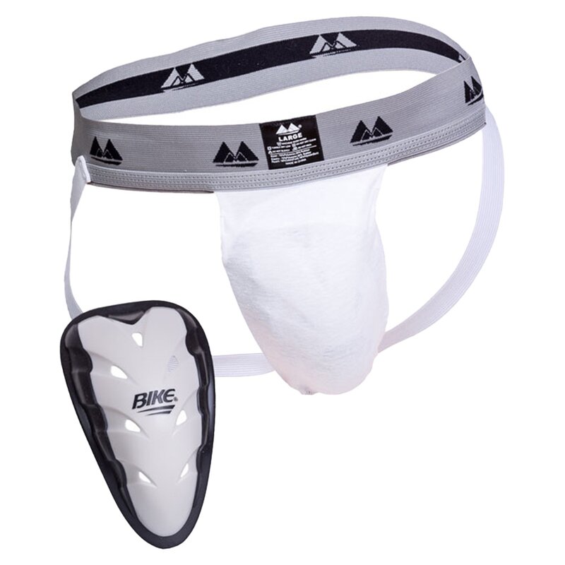 MM Tiefschutzhose mit Bike Cup - weiß Gr. 2XL von Bike