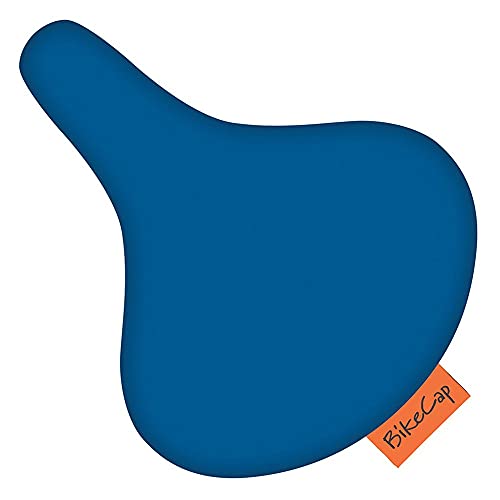 BikeCap - Fahrrad-Bezug Sattelüberzug Regenschutz Fahrradsattel-Bezug Sattelbezüge Seat-Cover Fahrrad-Sitzbezug (Blue Plain) von BikeCap