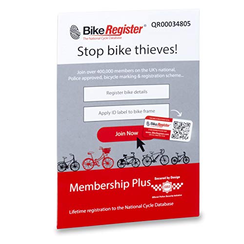 BikeRegister-Bundesatz, inkl. Zulassung der Nationalraddatenbank und einfache Handhabung von BikeRegister