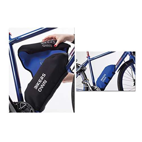 BikersOwn Case4rain Powerpack 300/400 Rahmen-Akkuschutz Kettenschützer, schwarz-Blau, One Size von BikersOwn