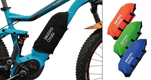 BikersOwn Case4rain Powerpack 300/400 Rahmen-Akkuschutz Kettenschützer, schwarz-Orange, One Size von BikersOwn