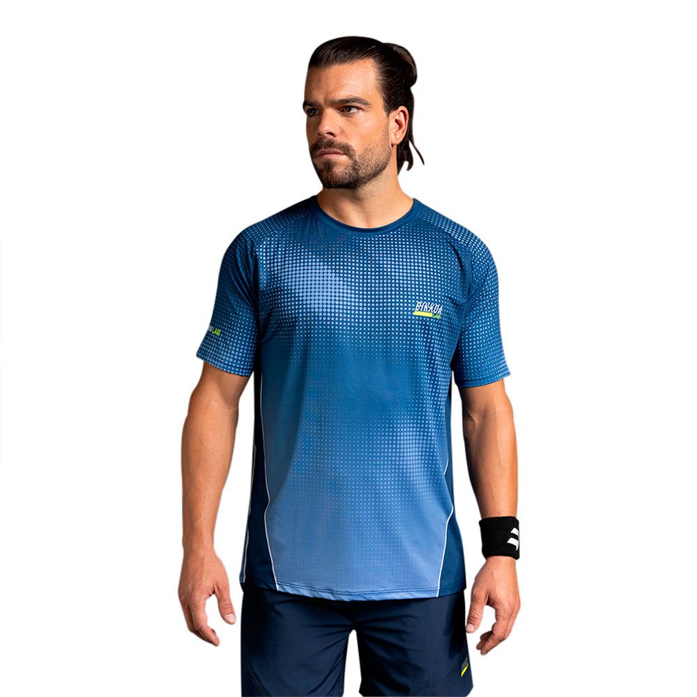 Bikkoa Dots Lab Short Sleeve T-shirt Blau 2XL Mann von Bikkoa