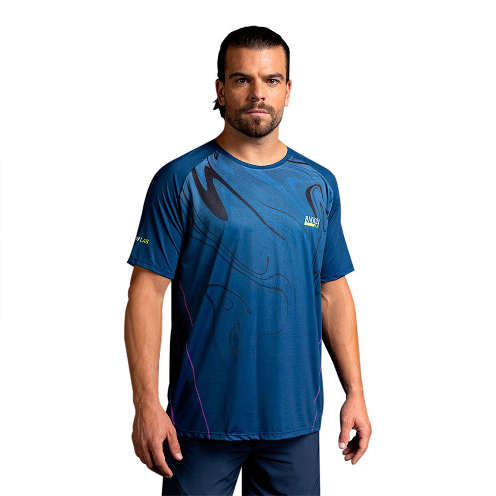 Bikkoa Liquid Lab Short Sleeve T-shirt Blau L Mann von Bikkoa