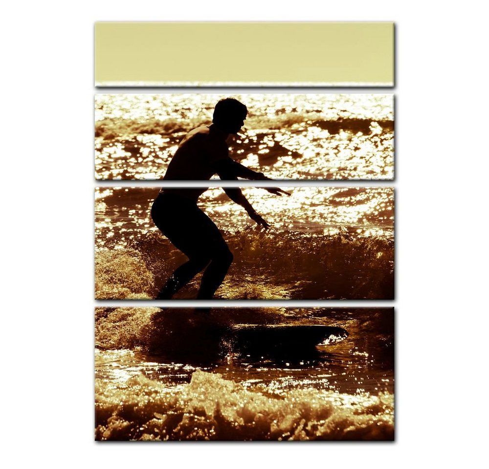 Bilderdepot24 Leinwandbild Surfing V, Sport von Bilderdepot24