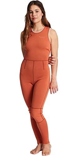 Billabong 2/2mm Sol Sistah - Long Jane Springsuit for Women - Ärmelloser, langer Springsuit - Frauen - 8 - Orange von Billabong