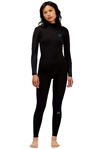 Billabong 3/2mm Synergy 2021 - Back Zip Wetsuit for Women - Neoprenanzug mit Reißverschluss am Rücken - Frauen - 10 - Schwarz von Billabong