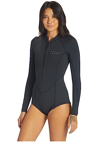 Billabong 2023 Womens Salty DayZ Long Sleeved 2mm Shorty Wetsuit ABJW400100 - Black Womens Size - 6 von Billabong